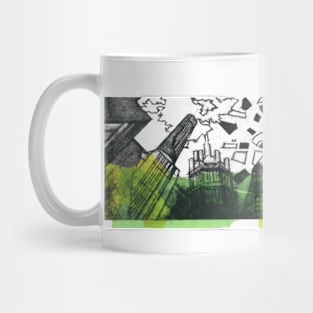 Architecture etching Mug